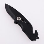 OEM Folding knives stainless steel pocket belt cutter life hammer multi-purpose JLD-801(B)