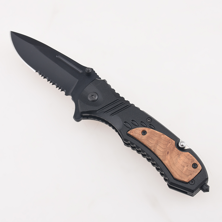 OEM folding knives fuller wooden inlayed life hammer bottle opener wire cutter within FR-0512