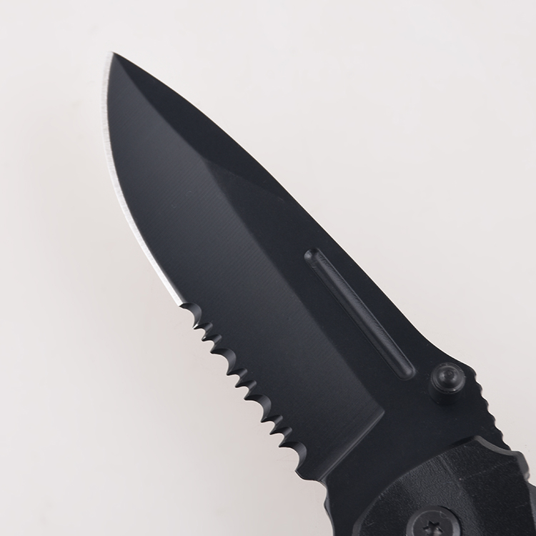 Pisau lipat OEM penuh kayu bertatahkan tukul hayat pembuka botol pemotong wayar dalam FR-0512