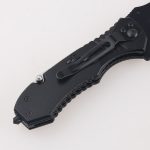 Pisau lipat OEM penuh kayu bertatahkan tukul hayat pembuka botol pemotong wayar dalam FR-0512