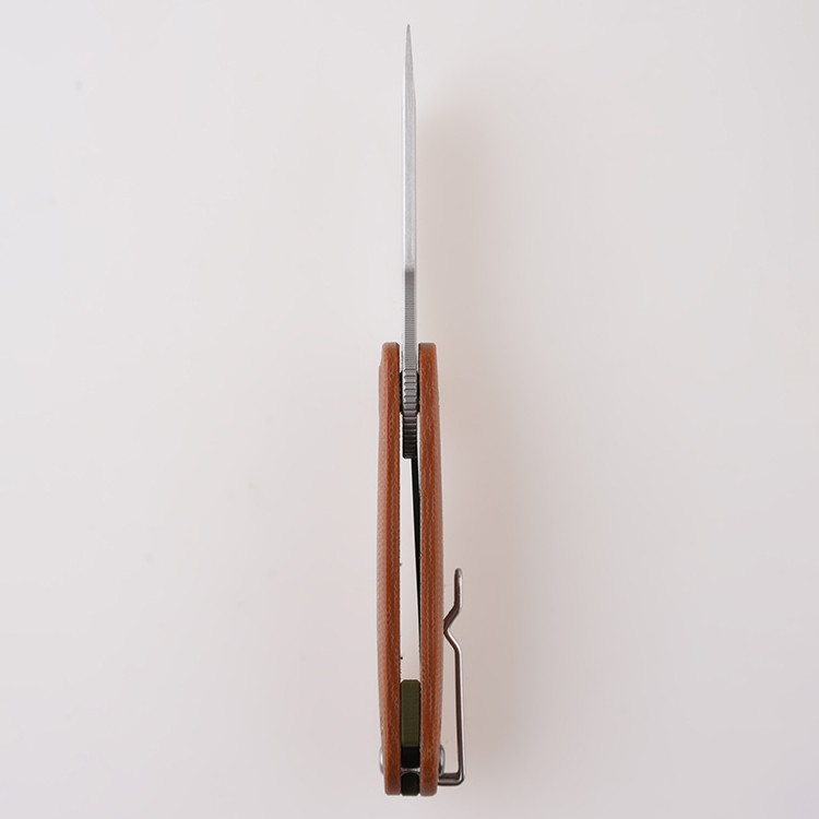 RH01A Hoplon, lama da 154 cm, impugnatura in Micarta e G10, liner lock annidato, design Rolf Helbig (USA)