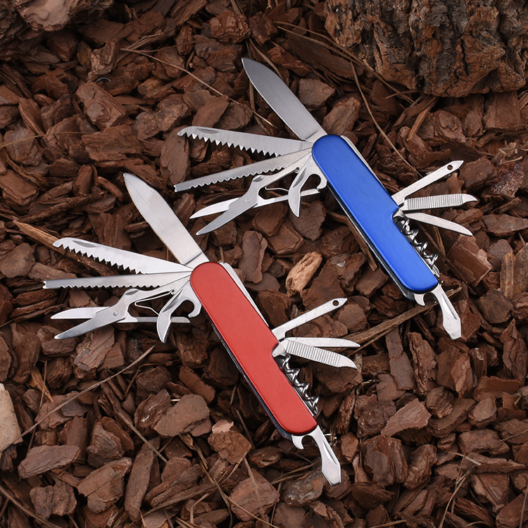 OEM Army knife 11-in-1 multi-functions low price gift hot sale tinting colors handle SS-0834