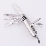 OEM Army knife 11-in-1 3Cr13 stainless steel handle low price bulk sale practical gift SS-0833