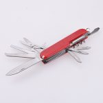 OEM Army knife 13-in-1 mababang kalidad na plastic present ABS handle budget price wholesale SS-0830
