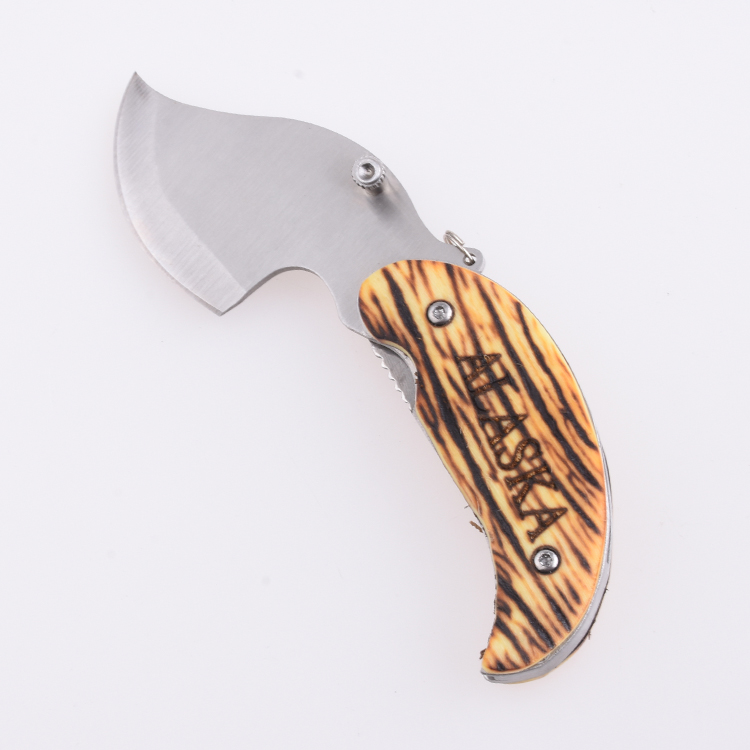 Couteau pliant OEM poignée personnalisée sans époxy logo couleur prix bon marché mélanger et assortir SS-0811
