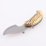 Cuchillo plegable OEM sin epoxi mango personalizado logo color precio barato mezclar y combinar SS-0811