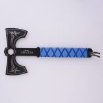 OEM throwing axe custom rubber handle both sides sharp laser logo set nylon pouch HH-9579