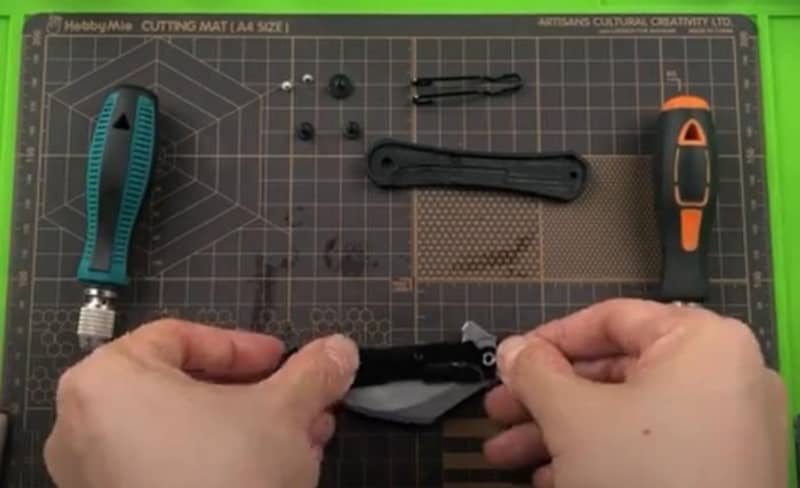 Shieldons Sense DC01A: Schritt-für-Schritt-Anleitung zum Zerlegen des Messers , Shieldon