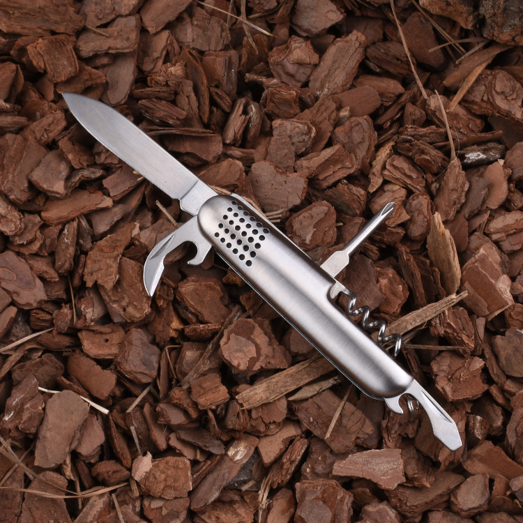 Армейский нож OEM 5-в-1, небольшой легкий классический дизайн из нержавеющей стали, настоящая оптовая распродажа SS-0840
