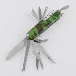 OEM Army knife custom coating handle 17-in-1 budget multi-functional gift low MOQ SC-2704