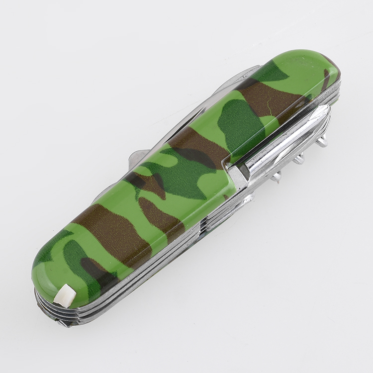 OEM-Armeemesser mit individuellem Beschichtungsgriff, 17-in-1-Budget-Multifunktionsgeschenk, niedrige MOQ SC-2704