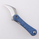 DC01E Scythe, 154CM+ Micarta, kunci pelapik bersarang, reka bentuk DC Blades (USA), eksklusif peniaga