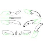 YC03 트레일링 포인트 폴더 구멍 플릭 오픈 2023 디자인