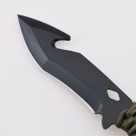 YML-3416 faca de caça uso de sobrevivência ao ar livre cortador de cinto cabo paracord