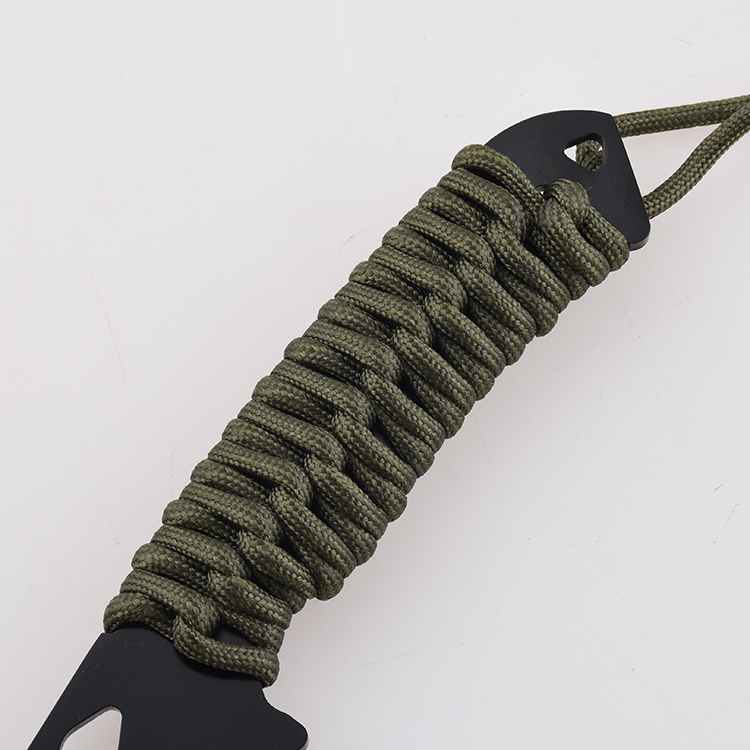 Couteau de chasse YML-3416, utilisation de survie, coupe-ceinture en plein air, manche en paracorde