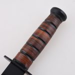 YML-3417 cuchillo Bowie estilo clase caza supervivencia uso mango de cuero sable moler