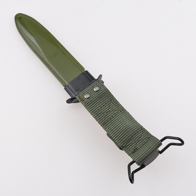 Нож Боуи YML-3420, пластиковые ножны, кожаная ручка, штык-гарда в классическом стиле