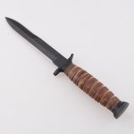 YML-3420 faca bowie bainha de plástico alça de couro estilo clássico proteção de baioneta