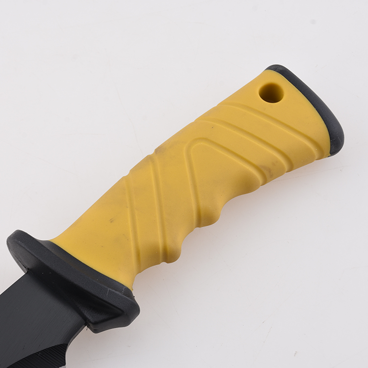 Faca facão YML-3421 17 polegadas ponta da lâmina Kukri sobrevivente cabo colorido PP + TPR