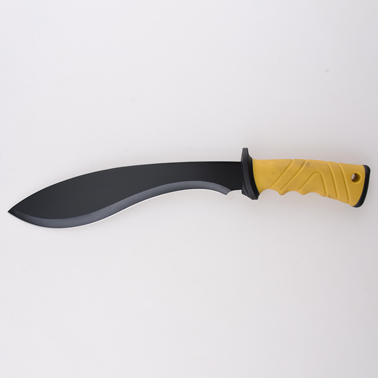 Faca facão YML-3421 17 polegadas ponta da lâmina Kukri sobrevivente cabo colorido PP + TPR
