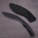 YML-BKUK большая собачья нога Kukri Machete резиновая черная ручка для выживания