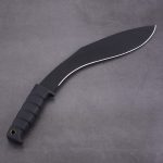 YML-BKUK большая собачья нога Kukri Machete резиновая черная ручка для выживания