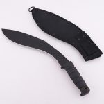 YML-BKUK большая собачья нога Kukri Machete резиновая черная ручка для выживания