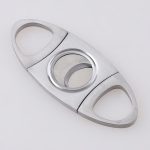 Cigar cutter 420J2 blade stainless steel satin handle XJ-1010 s02