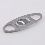 Cigar cutter 420J2 blade stainless steel satin handle XJ-1010 s06