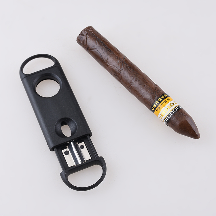 Cigar cutter ABS handle 420J2 blade spot stock XJ-1005 s07