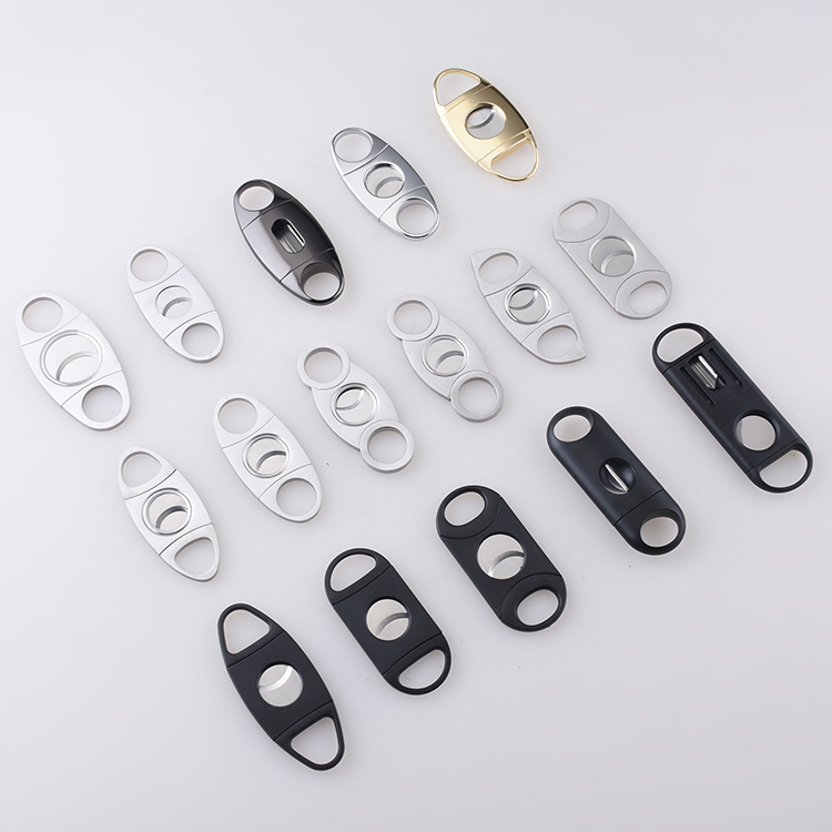 Cigar cutter ABS handle 420J2 blade spot stock XJ-1006 s08