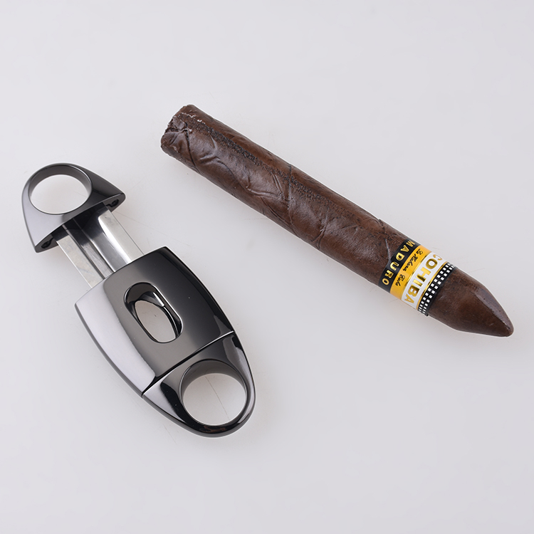 Cigar cutter zinc alloy color 420J2 blade spot stock XJ-1002 s08