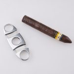 Cigar cutter zinc alloy color 420J2 blade spot stock XJ-1004 s07