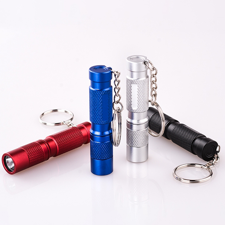 Фонарик мини-размера ключа из алюминиевого сплава с кольцом MG-MNL-001 s12