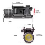 Interruttore a scorrimento per pistola tattica a LED per torcia MG-MGL-005 s17