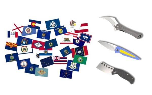 Guia abrangente para leis sobre canivetes em todos os estados dos EUA , Shieldon