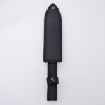 ZY-2404 pig knife serrated blade blood groove nylon sheath s05