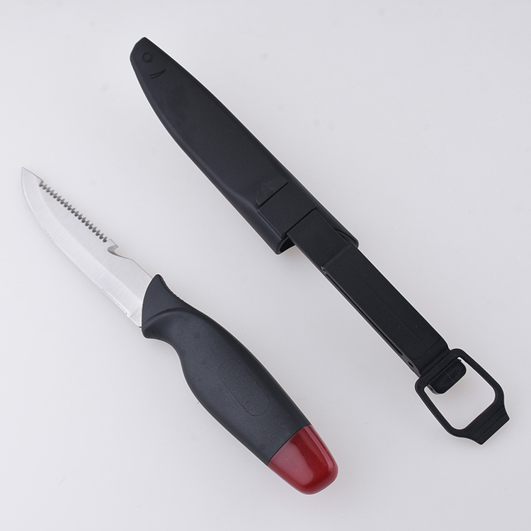 ZY-2406 floating knife multi use plasitc handle belt sheath s02