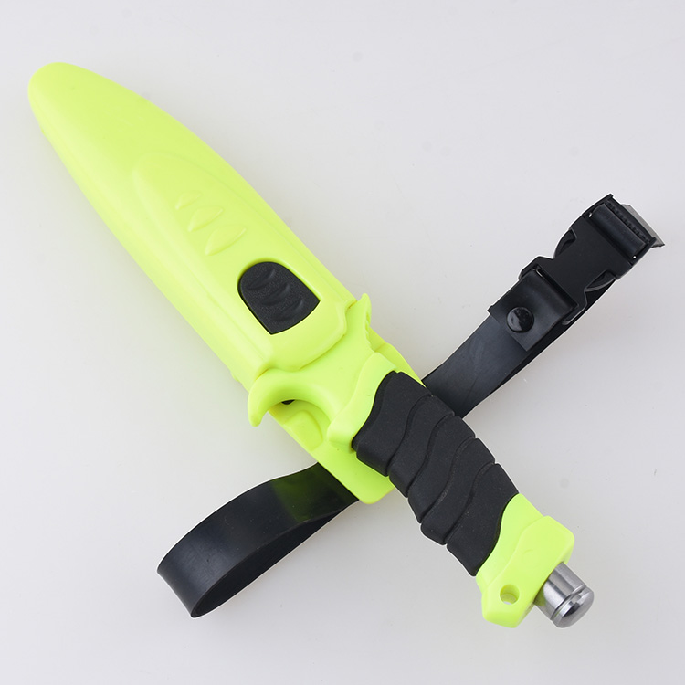 ZY-2407 dive knife multi use fluorescent handle sheath s01