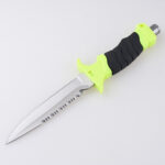 ZY-2407 dive knife multi use fluorescent handle sheath s06