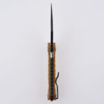 DC01K Scythe XL PEI Ultem amber translucent handle Pikal s04