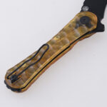 DC01K Scythe XL PEI Ultem amber translucent handle Pikal s06