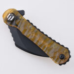 DC01K Scythe XL PEI Ultem amber translucent handle Pikal s08