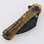 DC01K Scythe XL PEI Ultem amber translucent handle Pikal s09