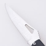 HU-2513 folding knife plastic wood color handle stock r07