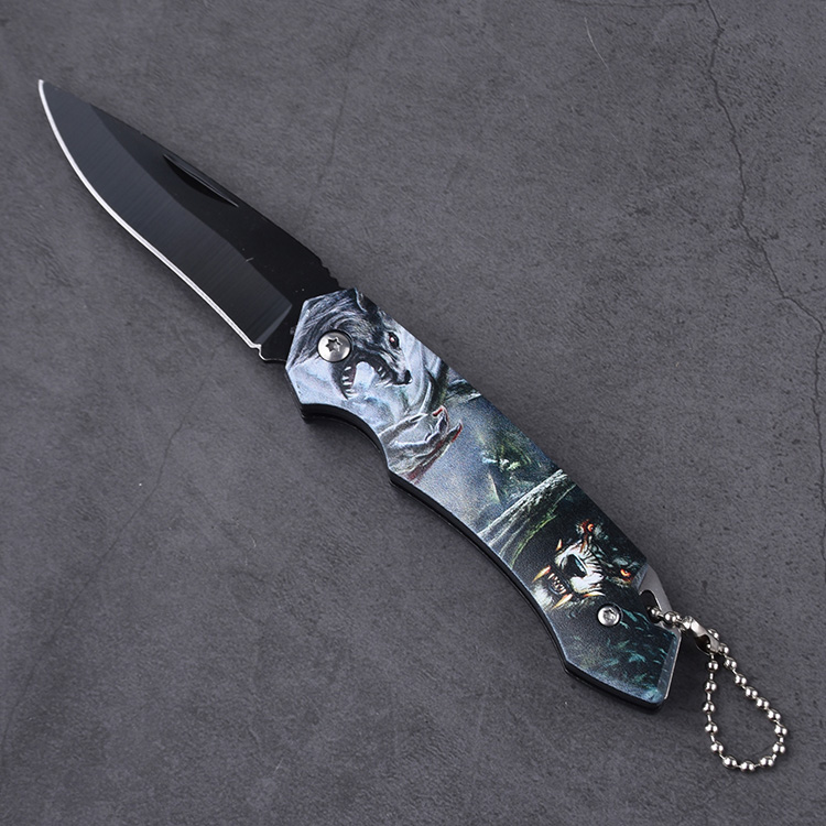 HU-2529 folding knife wholesale 3D printing cheap price s02