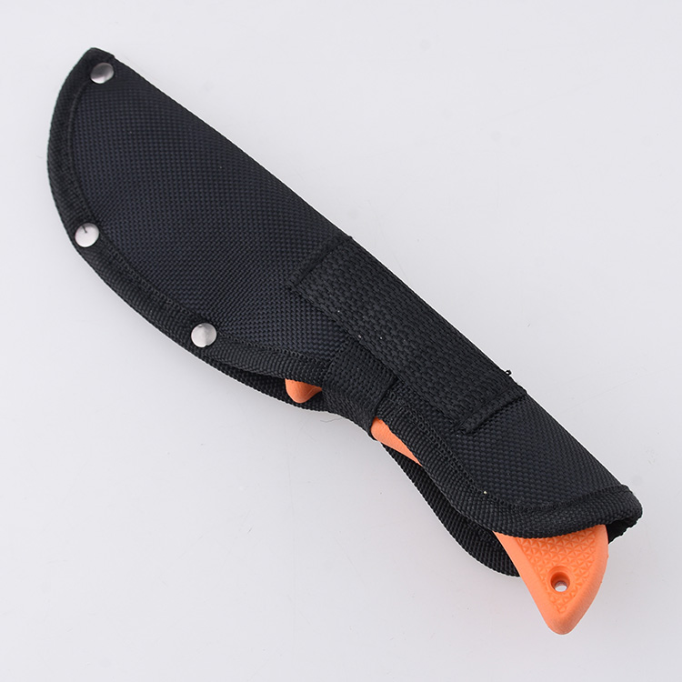 ODM ZY-FK99 hunting knife gut hook TPR handle pouch s01