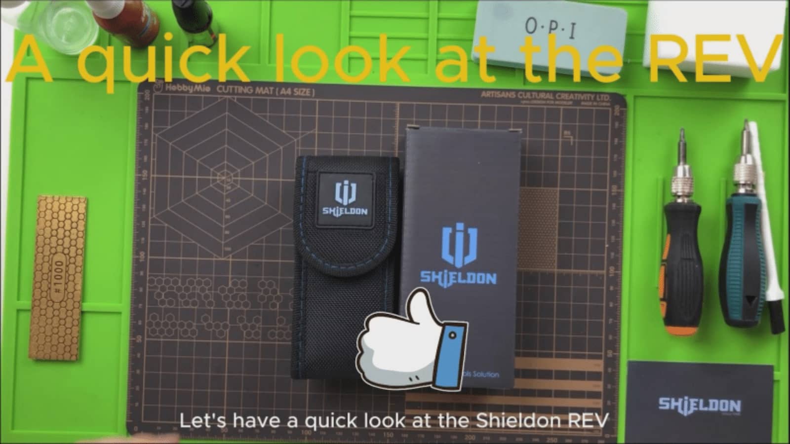 REV EDC Folding Knife: Innovative Design and Superior Functionality for Everyday Carry, Shieldon