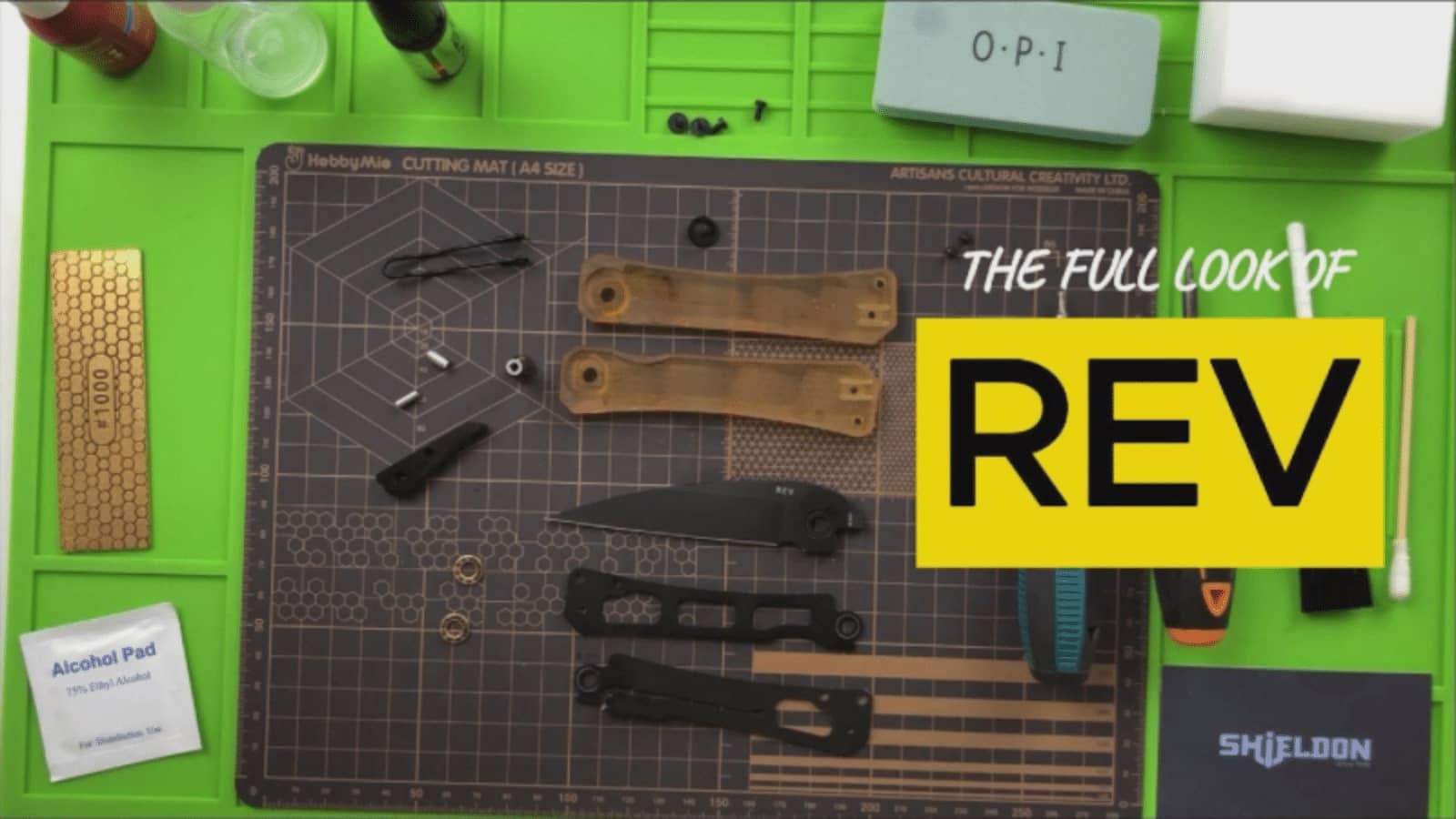 REV EDC Folding Knife: Innovative Design and Superior Functionality for Everyday Carry, Shieldon