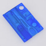 SS-0822(u) card knife multi-tool 12-in-1 LED light wallet s03